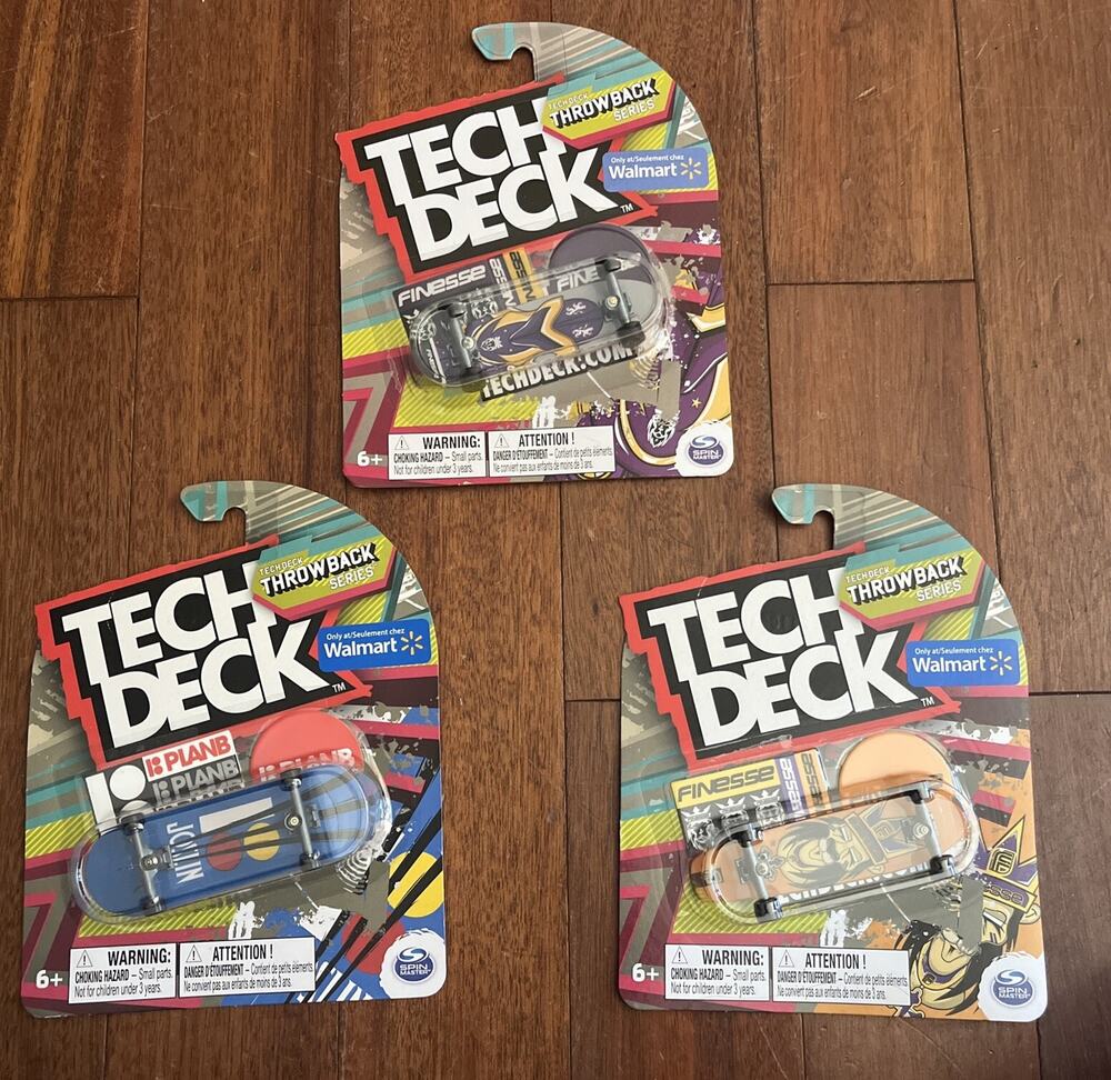 Tech Deck Throwback Series Walmart Exclusive Rare/Ultra Rare PlanB Finesse